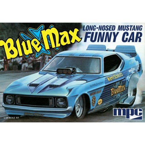 MPC930 - 1/25 BLUE MAX LONG NOSE MUSTANG FUNNY CAR (PLASTIC KIT)