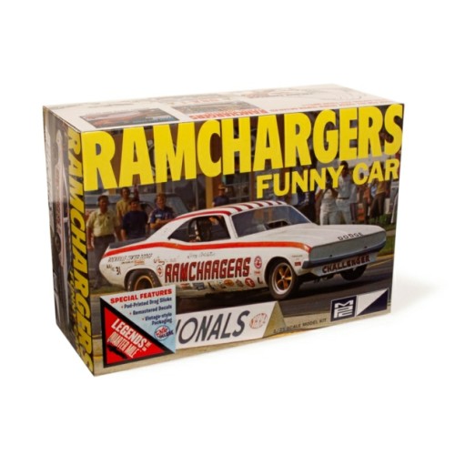 MPC964 - 1/25 RAMCHARGERS DODGE CHALLENGER FUNNY CAR (PLASTIC KIT)