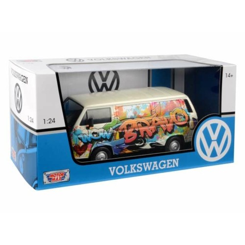 MTX79599 - 1/24 VOLKSWAGEN TYPE 2 (T3) GRAFFITI VAN (VARIOUS COLOURS)