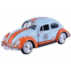 MTX79655 - 1/24 VOLKSWAGEN BEETLE NO.48 GULF BLUE/ORANGE