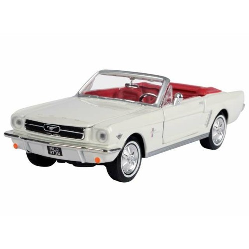 MTX79852 - 1/24 1964 1/2 FORD MUSTANG CONVERTIBLE JAMES BOND GOLDFINGER CREME
