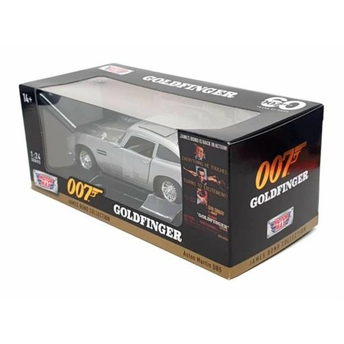 MTX79857 - 1/24 ASTON MARTIN DB5 JAMES BOND GOLDFINGER METALLIC GREY