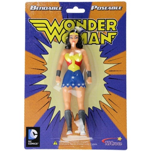 NJDC3903-O - WONDER WOMAN NEW FRONTIER 5.5 INCH BENDABLE FIGURE (5.5 INCH RETRO PACKAGING)
