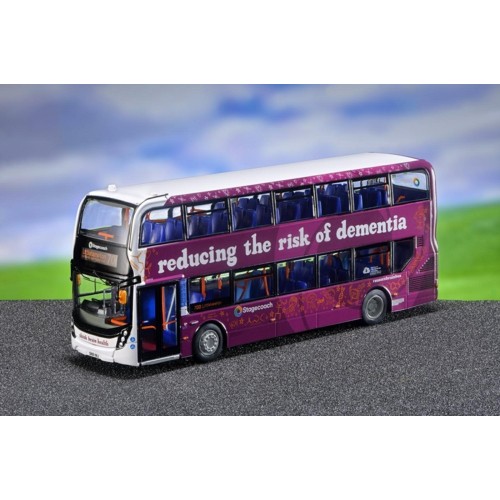 NMCUK6532 - 1/76 ADL ENVIRO 400 SUSSEX BRAIN BUS STAGECOACH SOUTH (10945 SN18 KNJ)