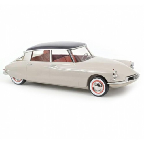 NV121570 - 1/12 1959 CITROEN DS 19 - GREY AND AUBERGINE