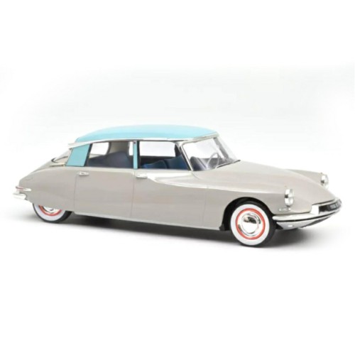 NV181763 - 1/18 1956 CITROEN DS 19  - ROSE GREY AND TURQUOISE