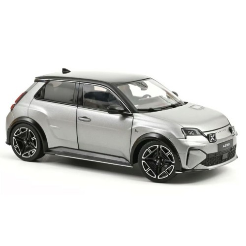 NV185451 - 1/18 ALPINE A290 GT 2025 MATTE TORNADE GREY AND BLACK