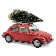 NV188678 - 1/18 1973 VW 1303 RED MERRY CHRISTMAS
