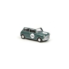 NV310525 - 1/64 1964 MINI COOPER S ALMOND GREEN RALLY NO.74 (MINI JET)