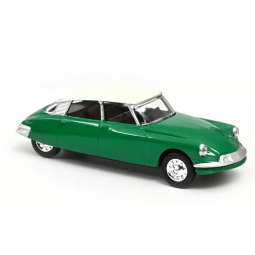 NV310528 - 1/64 1958 CITROEN DS 19  - GREEN WITH WHITE ROOF