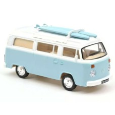 NV841108 - 1/43 VW COMBI T2B CAMPER VAN 1973 - PASTEL BLUE