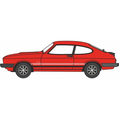OX120CAP004 - 1/120 FORD CAPRI MK3 SEBRING RED