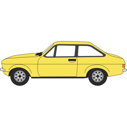 OX120ESC002 - 1/120 FORD ESCORT MK2 SIGNAL YELLOW
