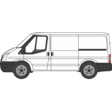 OX43FT036 - 1/43 FORD TRANSIT MKV FROZEN WHITE
