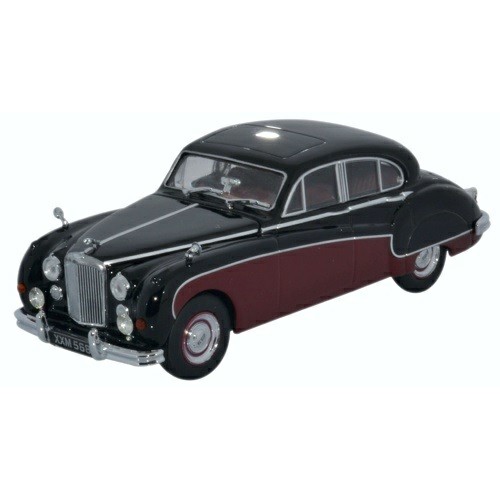 OX43JAG9004 - 1/43 JAGUAR MKIX BLACK/IMPERIAL MAROON