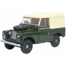OX43LR2S008 - 1/43 LAND ROVER SERIES II SWB CANVAS BRONZE GREEN
