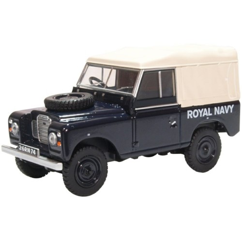 OX43LR3S004 - 1/43 LAND ROVER SERIES III SWB CANVAS ROYAL NAVY