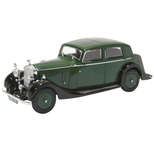 OX43R25002 - 1/43 ROLLS ROYCE 25/30 - THRUPP AND MABERLEY BLACK & GREEN