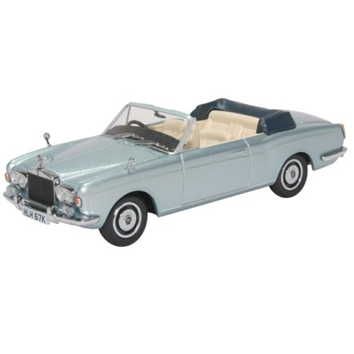 OX43RRC003 - 1/43 ROLLS ROYCE CORNICHE CONVERTIBLE MPW (OPEN) GEORGIAN SILVER