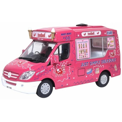 OX43WM009 - 1/43 MERCEDES WHITBY MONDIAL ICE CREAM VAN TONIBELL