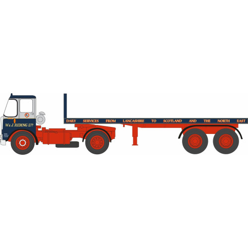 OX76ATK005 - 1/76 ATKINSON BORDERER FLATBED TRAILER W & J RIDING LTD OX76ATK005 - 1/76 ATKINSON BORDERER FLATBED TRAILER W & J RIDING LTD