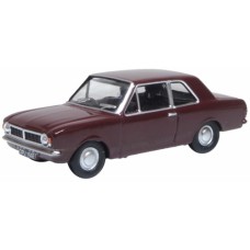 OX76COR2010 - 1/76 FORD CORTINA MKII BLACK CHERRY