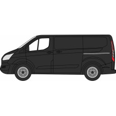 OX76CUS007 - 1/76 FORD TRANSIT CUSTOM SHADOW BLACK