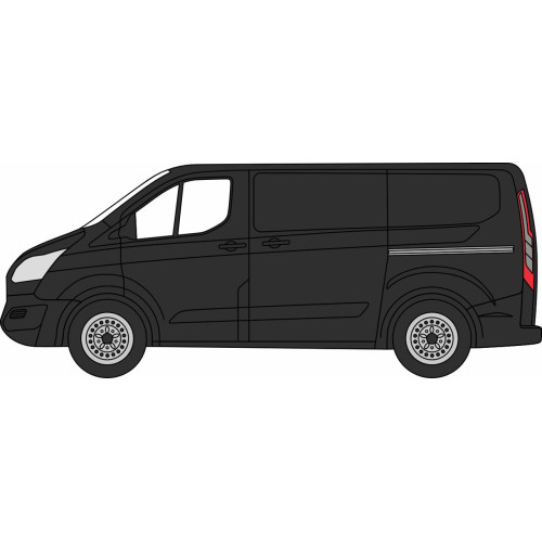 OX76CUS007 - 1/76 FORD TRANSIT CUSTOM SHADOW BLACK OX76CUS007 - 1/76 FORD TRANSIT CUSTOM SHADOW BLACK