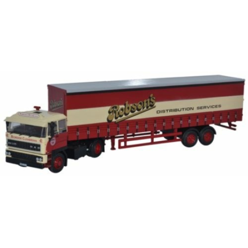 OX76D28001 - 1/76 DAF2800 40FT CURTAINSIDE ROBSONS