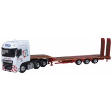 OX76DXF007 - 1/76 POLLOCK LIFT AND SHIFT DAF XF EURO 6 SEMI LOW LOADER