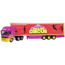 OX76EC005 - 1/76 PAULOS CIRCUS ERF EC BOX TRAILER
