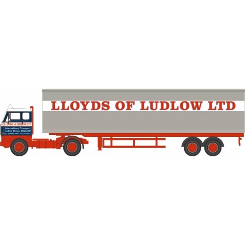 OX76F88003 - 1/76 VOLVO F88 40FT BOX TRAILER LLOYDS OF LUDLOW OX76F88003 - 1/76 VOLVO F88 40FT BOX TRAILER LLOYDS OF LUDLOW