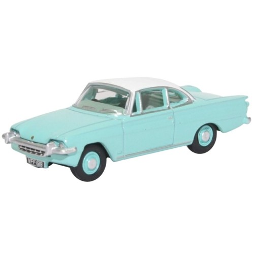 OX76FCC002 - 1/76 FORD CONSUL CAPRI CARIBBEAN TURQUOISE/ERMINE WHITE