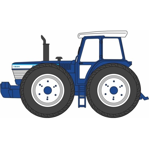 OX76FCT001 - 1/76 BLUE FORD COUNTY TRACTOR