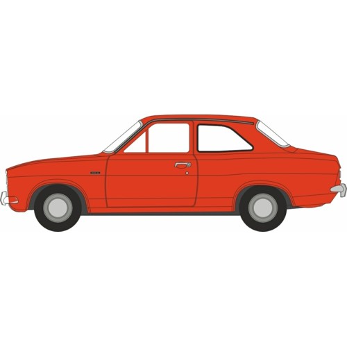 OX76FE005 - 1/76 FORD ESCORT MK1 SUNSET RED