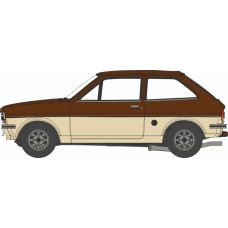 OX76FF009 - 1/76 FORD FIESTA MK1 ROMAN BRONZE/CORDOBA BEIGE
