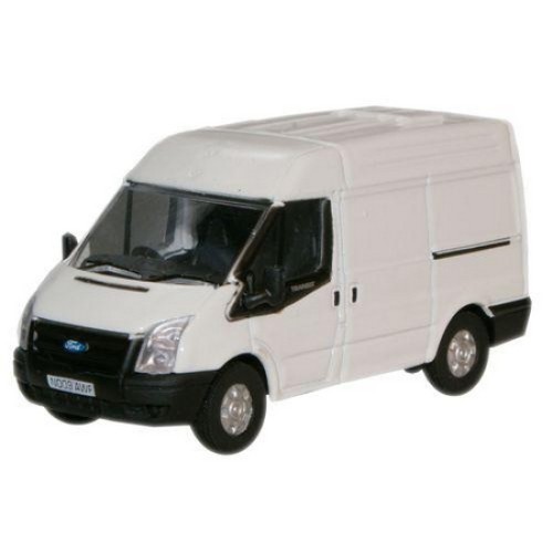 OX76FT001 - 1/76 FROZEN WHITE NEW FORD TRANSIT VAN (M.ROOF)