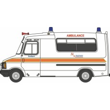 OX76HAN001 - 1/76 BEDFORD CF HANLON AMBULANCE MERSEYSIDE AMBULANCE SERVICE