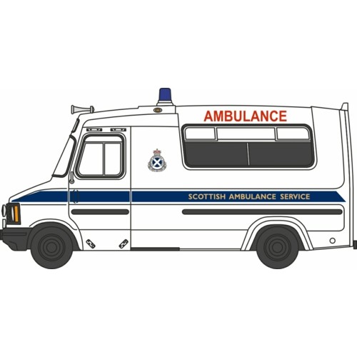 OX76HAN003 - 1/76 BEDFORD CF HANLON AMBULANCE SCOTTISH AMBULANCE SERVICE