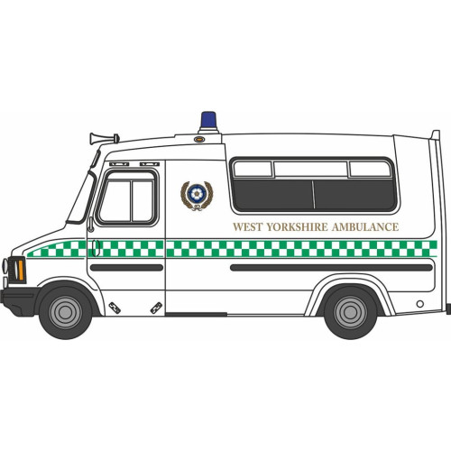 OX76HAN004 - 1/76 BEDFORD CF HANLON AMBULANCE WEST YORKSHIRE AMBULANCE SERVICE OX76HAN004 - 1/76 BEDFORD CF HANLON AMBULANCE WEST YORKSHIRE AMBULANCE SERVICE