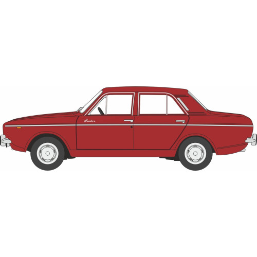 OX76HHT002 - 1/76 HILLMAN HUNTER MK2 SIGNAL RED