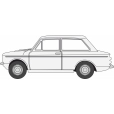 OX76HI006 - 1/76 HILLMAN IMP POLAR WHITE