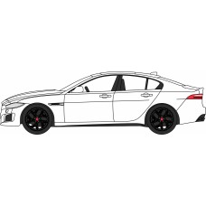 OX76JXE004 - 1/76 JAGUAR XE FUJI WHITE