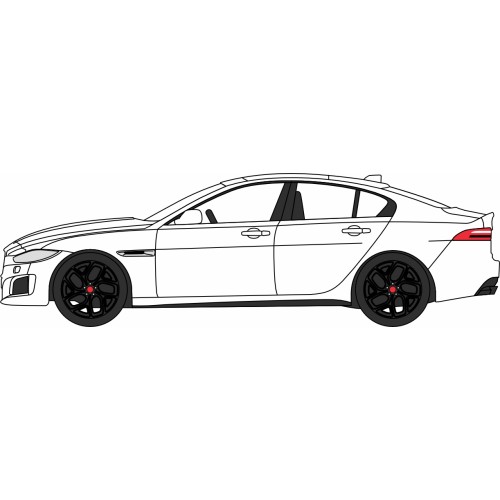 OX76JXE004 - 1/76 JAGUAR XE FUJI WHITE