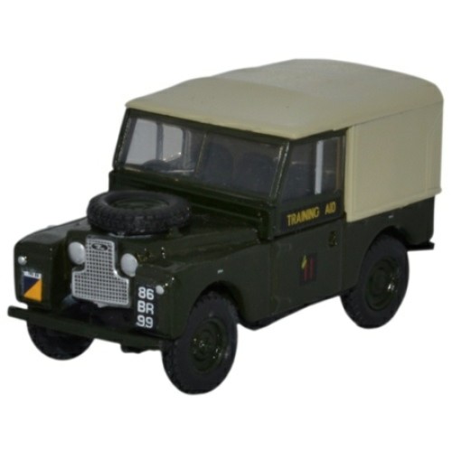 OX76L188022 - 1/76 LAND ROVER SERIES 1 88 CANVAS 6TH TRAINING REG.RCT