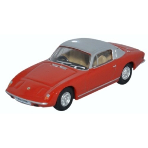 OX76LE003 - 1/76 LOTUS ELAN RED AND SILVER