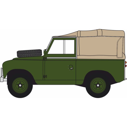 OX76LR2S008 - 1/76 LAND ROVER SERIES II SWB CANVAS BRONZE GREEN OX76LR2S008 - 1/76 LAND ROVER SERIES II SWB CANVAS BRONZE GREEN