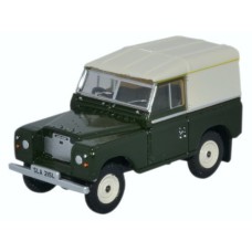 OX76LR3S005 - 1/76 LAND ROVER SERIES III SWB HARD TOP BRONZE GREEN