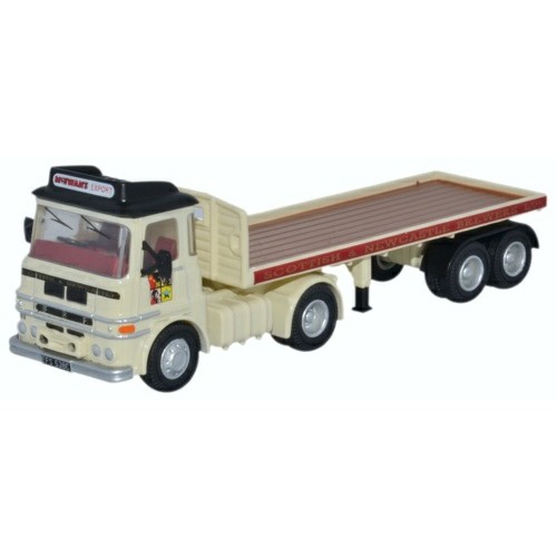 OX76LV005 - 1/76 ERF LV FLATBED TRAILER SCOTTISH AND NEWCASTLE