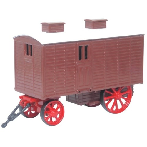 OX76LW005 - 1/76 LIVING WAGON BROWN